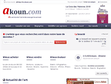 Tablet Screenshot of akoun.com